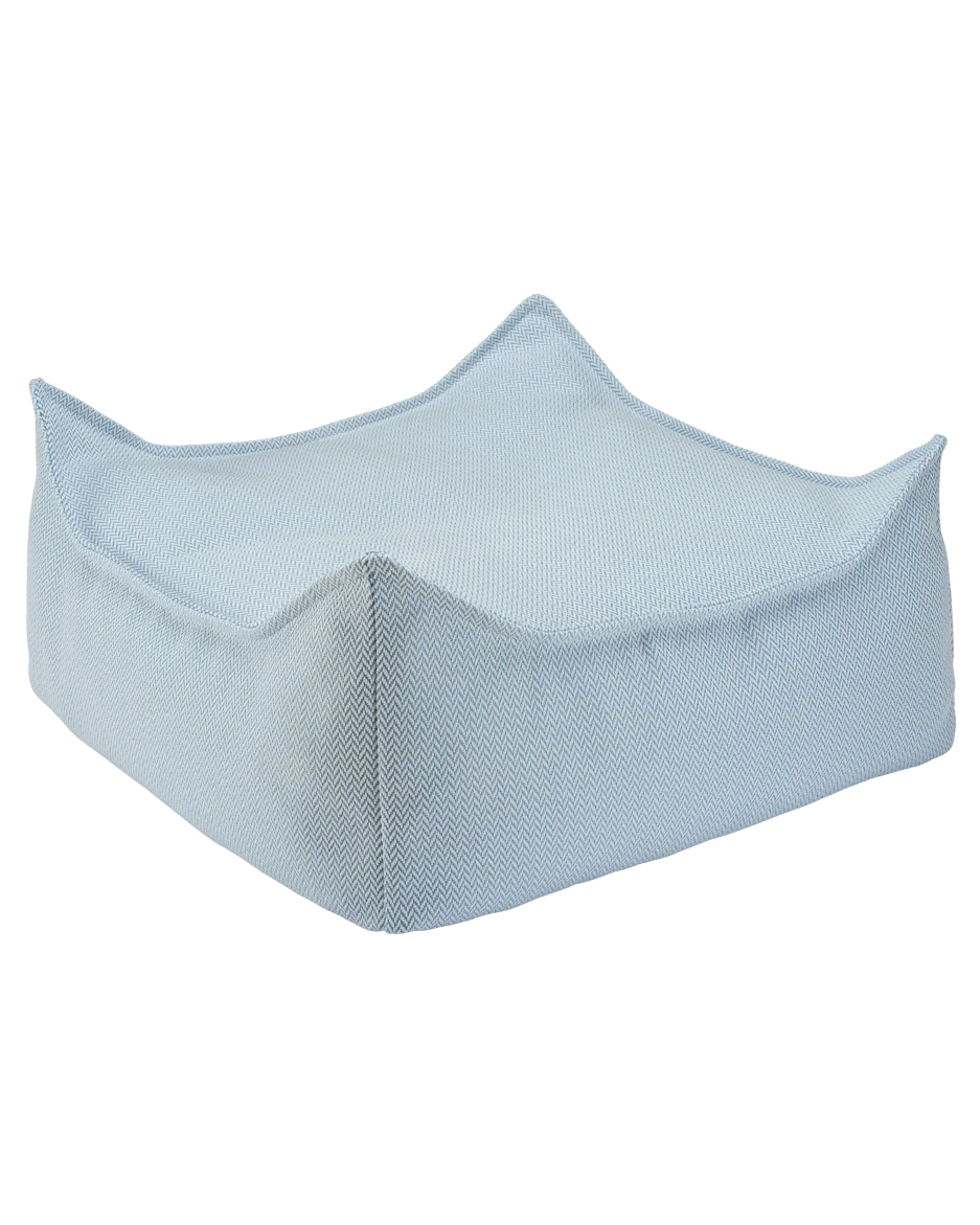 Wigiwama Azure Outdoor Square Ottoman for kids