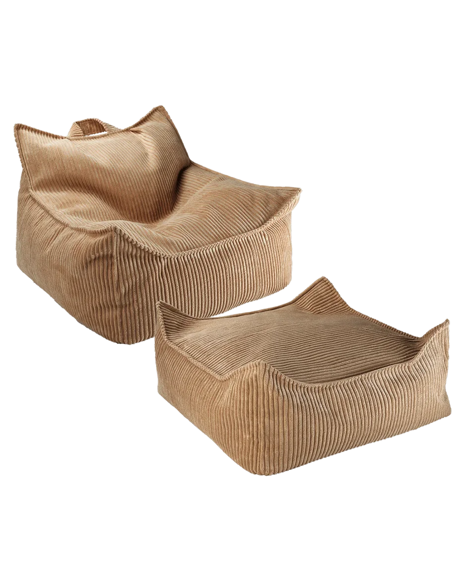 Wigiwama Toffee Corduroy children's furniture bundle