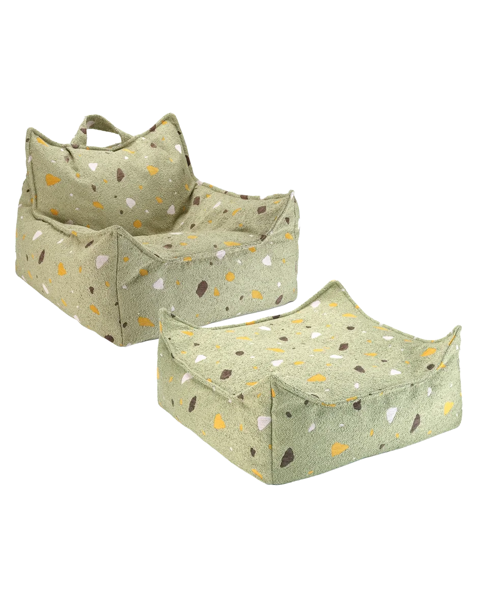 Wigiwama Moss Terrazzo children's furniture bundle