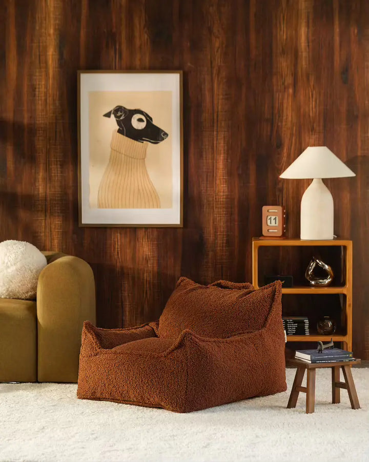 Wigiwama Warm Hazel Club Chair in a cosy home interior