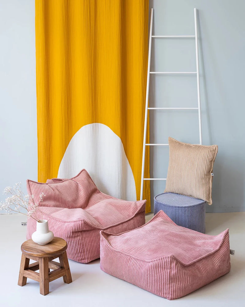 Pink Mousse Beanbag Chair | Cosy Kids Seating | Wigiwama UK