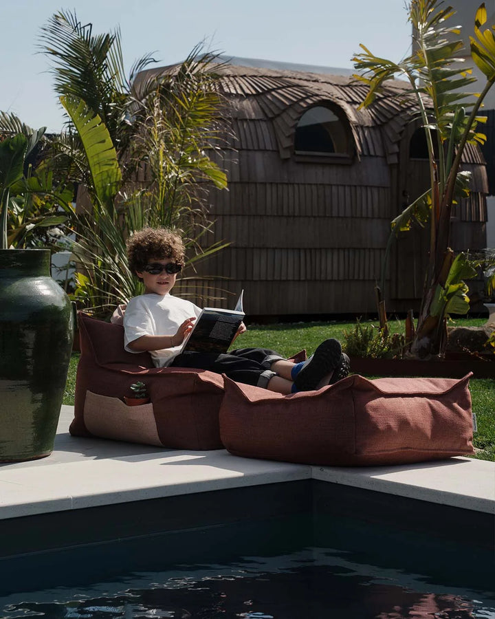 Wigiwama Pomegranate beanbag chair children's furniture