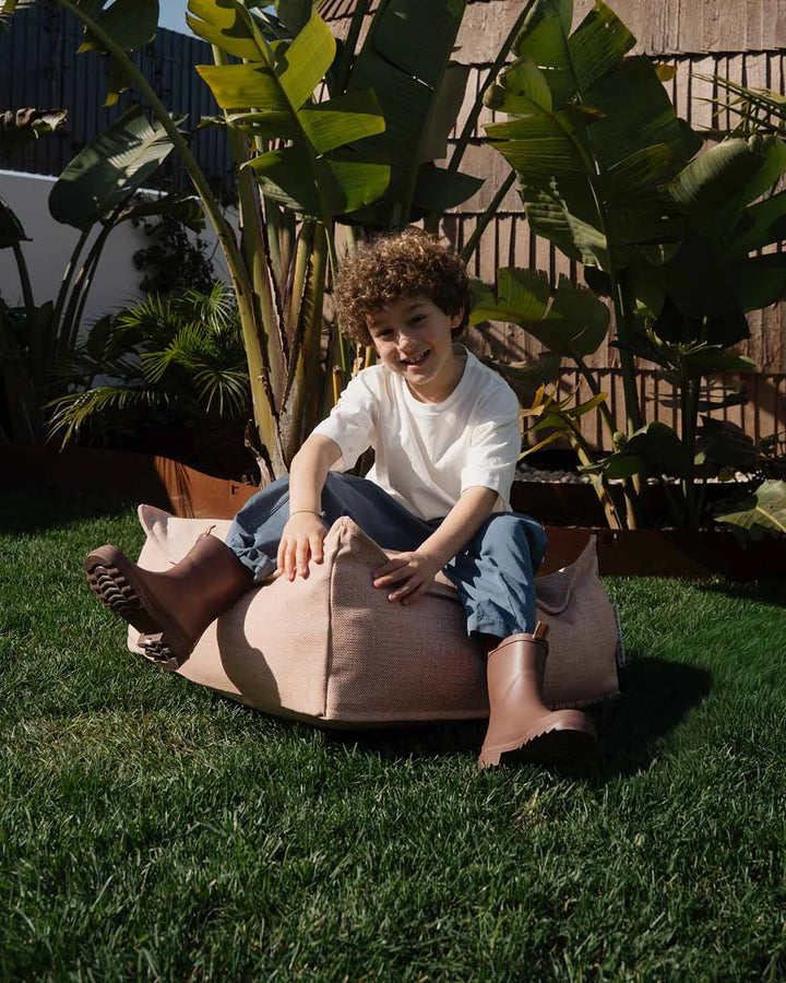 Wigiwama Seashell square ottoman children's furniture