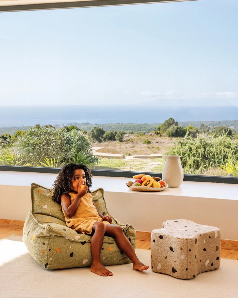 Terrazzo Moss Beanbag Chair | Wigiwama