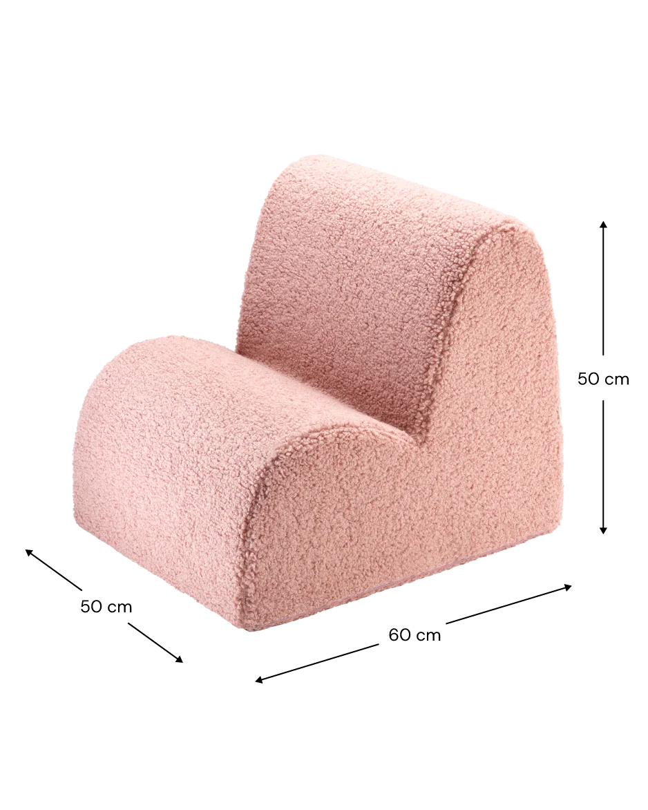 Wigiwama | Guava Pink Cloud Chair | Handmade in Europe