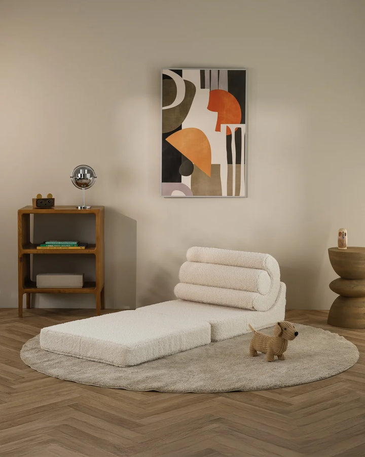 Wigiwama Cream White Flipster in a cosy home interior