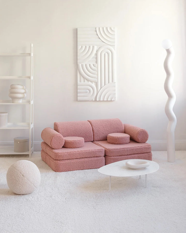 Wigiwama Guava Settee in a cosy home interior