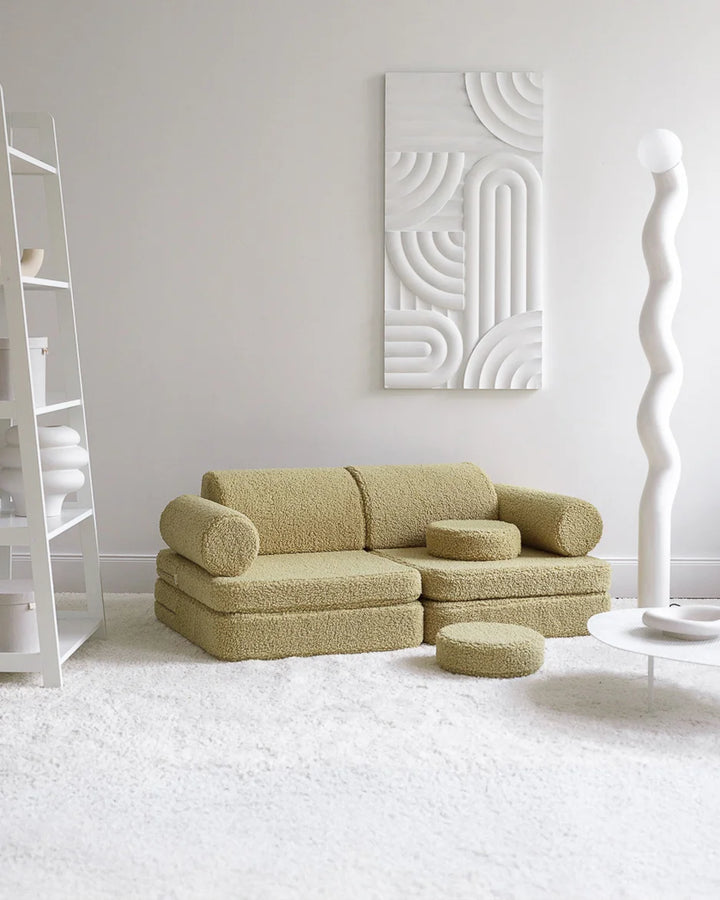 Wigiwama Matcha Settee in a cosy home interior
