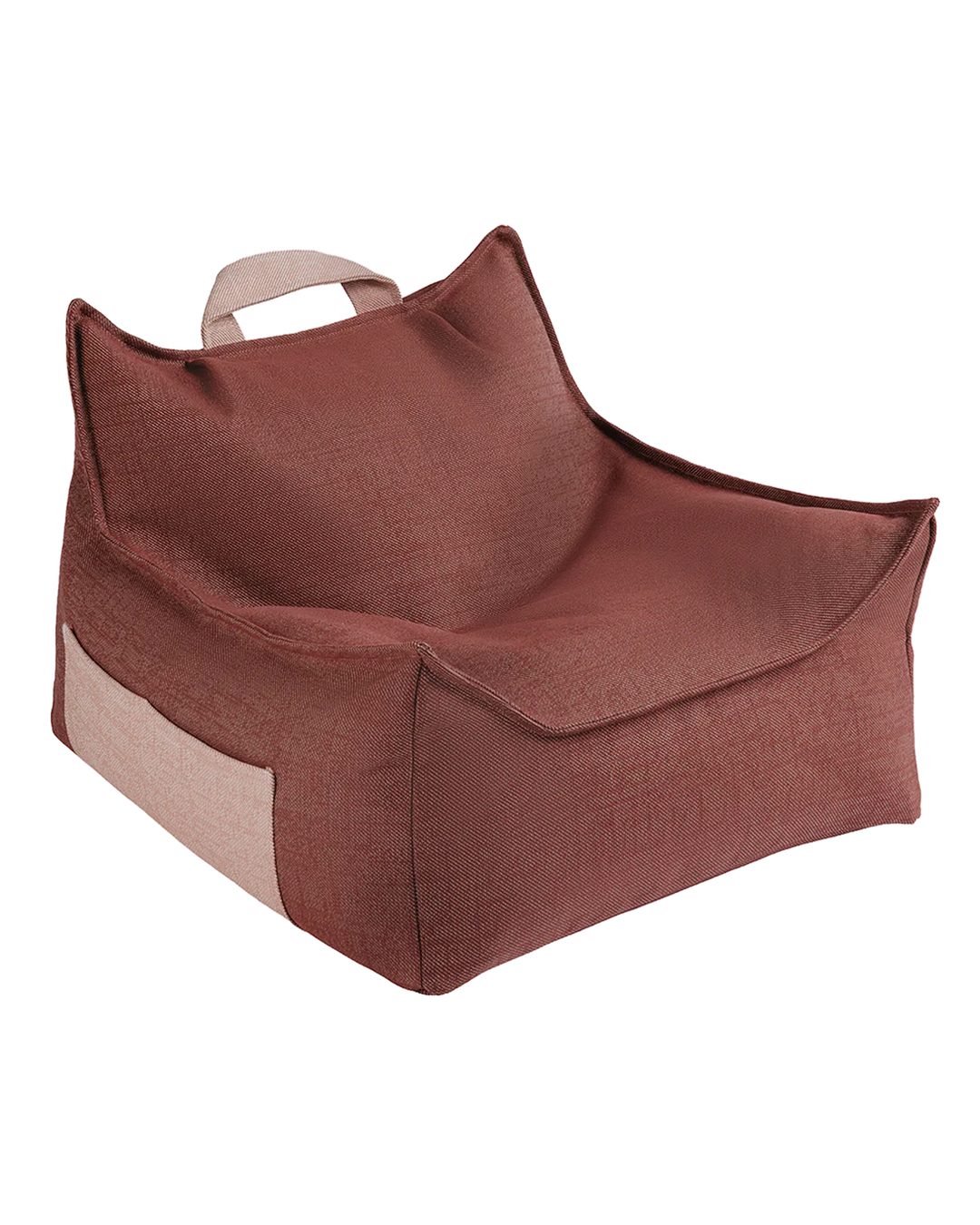 Product photo of Wigiwama's Original Outdoor Beanbag Chair in burgundy colour