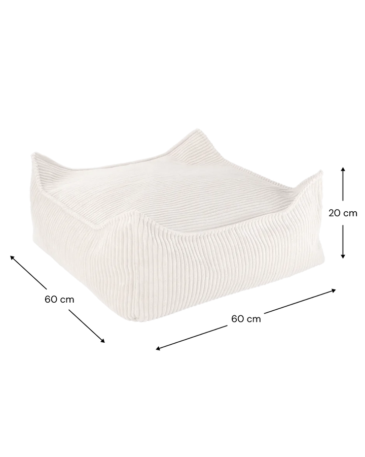 Wigiwama square ottoman size guide