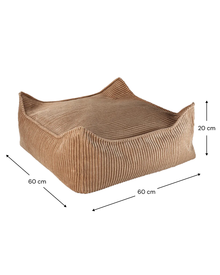 Wigiwama square ottoman size guide