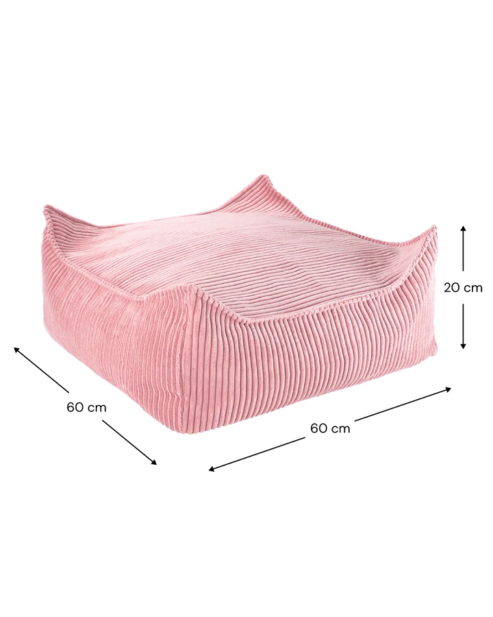 Wigiwama square ottoman size guide