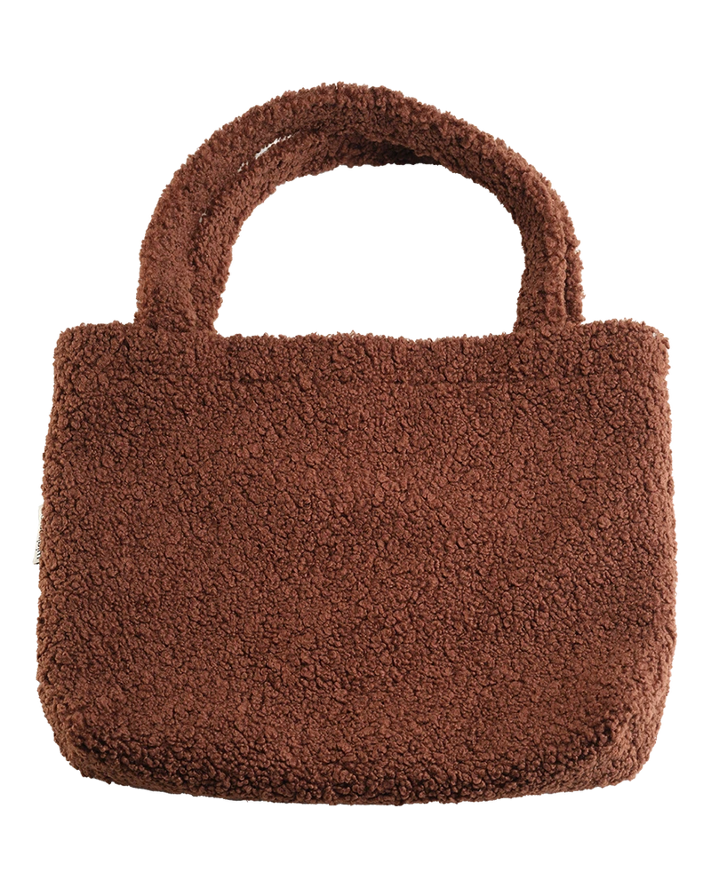 m*i様 House on the Hill Parent Bag (Brown Dark Brown Teddy Mom Bag | Large Tote | Wigiwama